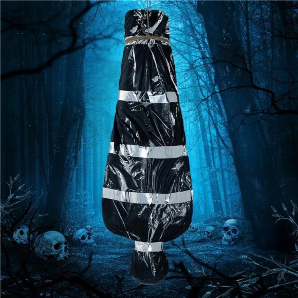 5ft Hanging Corpse Dead Victim Props Scary Inflatable Halloween